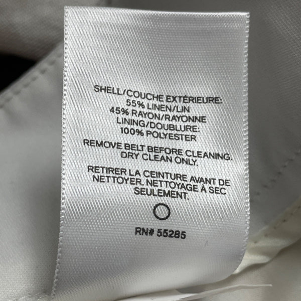 Express Women's Light Purple Striped High-Waisted Paper Bag Shorts Size 6