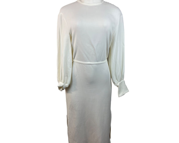 BR Women's White Sheath Dress Sz XS - NWT