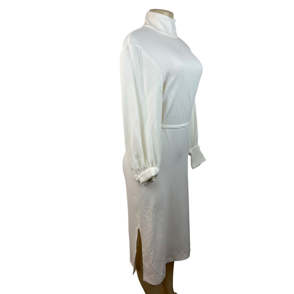 BR Women's White Sheath Dress Sz XS - NWT