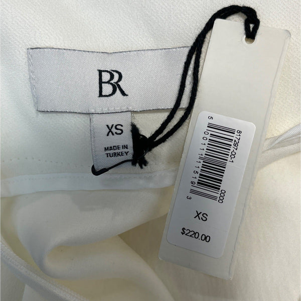 BR Women's White Sheath Dress Sz XS - NWT