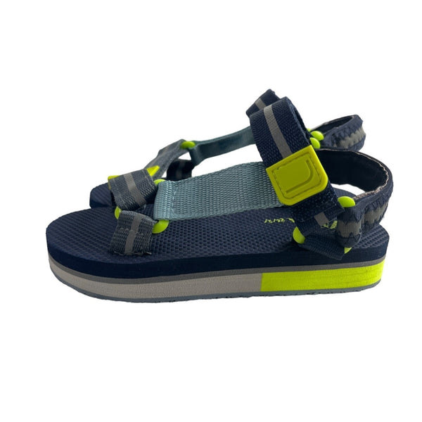 Zara Boy Toddler Navy Straped Sandals Sz 26
