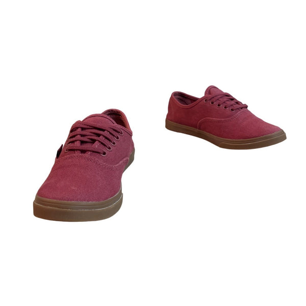Vans Red Wine Low Pro Skate Shoes Sz Men 3.5 Women 5