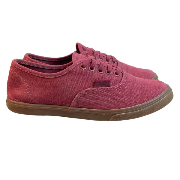 Vans Red Wine Low Pro Skate Shoes Sz Men 3.5 Women 5