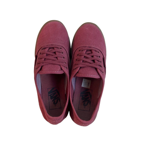 Vans Red Wine Low Pro Skate Shoes Sz Men 3.5 Women 5
