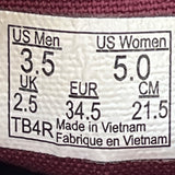 Vans Red Wine Low Pro Skate Shoes Sz Men 3.5 Women 5