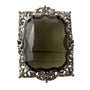 Sarah Coventry Vintage Silver Tone Smoky Rhinestone Accent Filigree Brooch