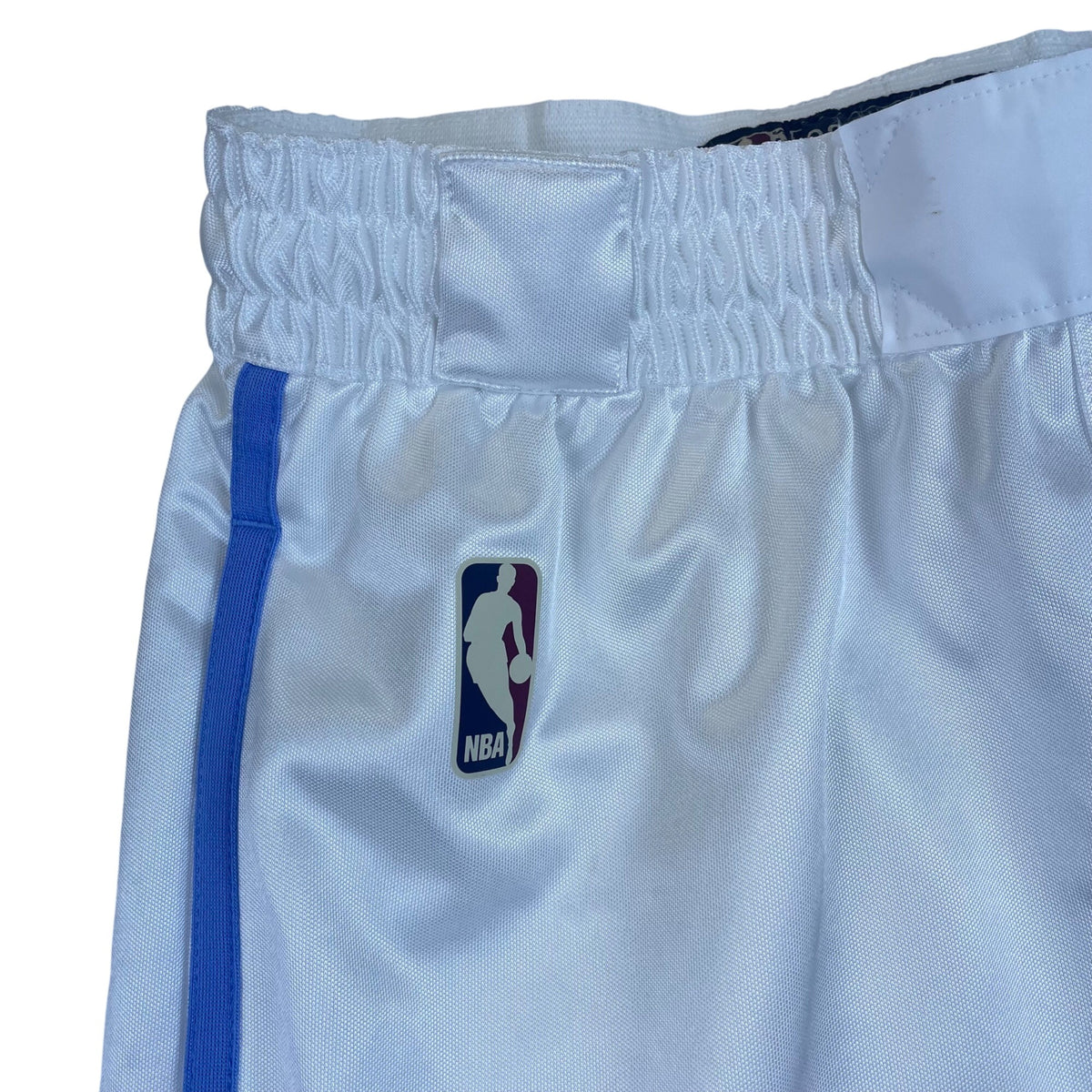 Los Angeles Lakers Nike Mens White & Blue Basketball Shorts NBA Logo Size S/P