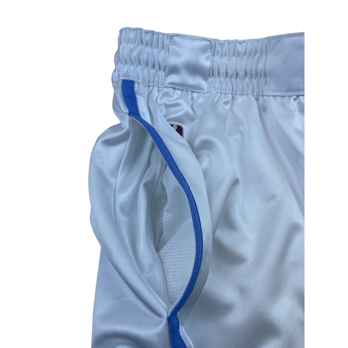 Los Angeles Lakers Nike Mens White & Blue Basketball Shorts NBA Logo Size S/P