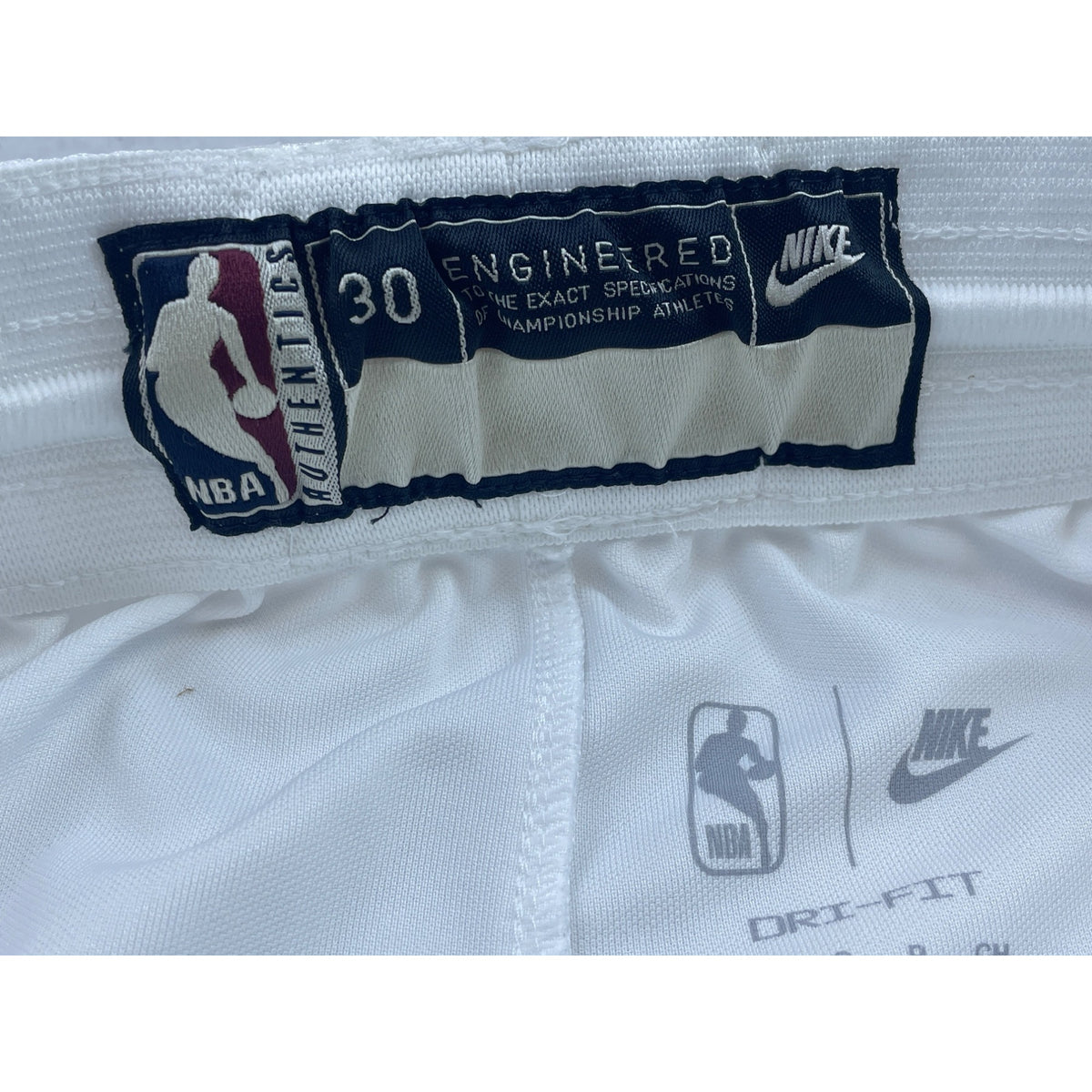 Los Angeles Lakers Nike Mens White & Blue Basketball Shorts NBA Logo Size S/P