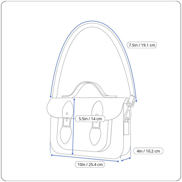 Stuart Weitzman Women’s Blue Patent Leather Accent Tassel Buckle Detail Tote