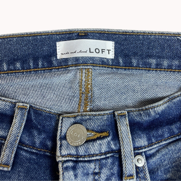 Made and Loved Loft Women's Blue Skinny Jeans Size 27 (EUR 34)