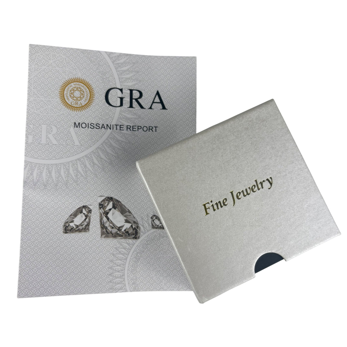 Sterling Silver Womens Moissanite Solitaire Ring With Accents Brilliant Cut Size 6