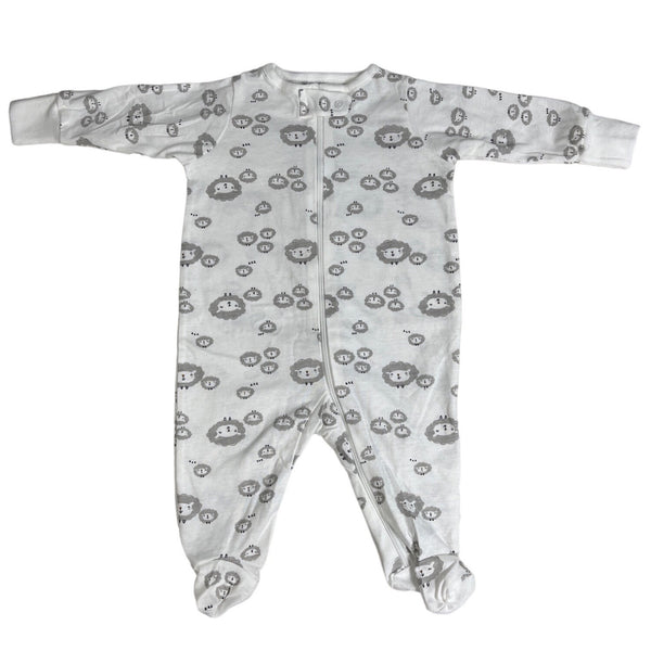 Gerber Toddler Baby Gray and White Onesies Jumpsuit 3 Piece Set Sz 0M