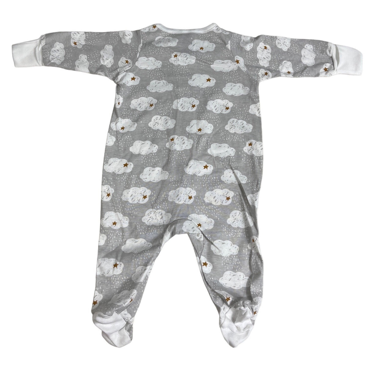 Gerber Toddler Baby Gray and White Onesies Jumpsuit 3 Piece Set Sz 0M