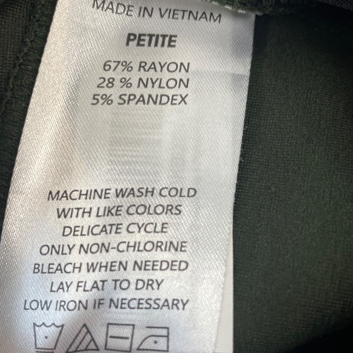 Quince Dark Green Stretch Trousers  Womens Dress Pants Sz M/P - NEW