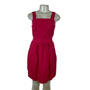 J.Crew Womens Fuchsia Cotton & Linen Sleeveless Bow-Back Summer Dress Size XS