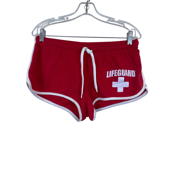 Lifeguard Unisex Red Cotton Outer Banks Shorts Size XL Casual Beachwear Comfortable