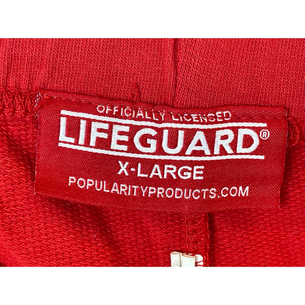 Lifeguard Unisex Red Cotton Outer Banks Shorts Size XL Casual Beachwear Comfortable