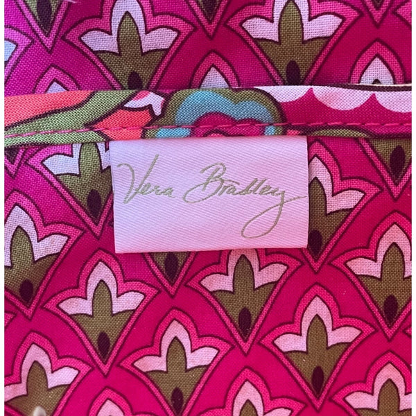 Vera Bradley Women’s Multicolor Quilted Paisley Large Pockets Fabric Tote Bag