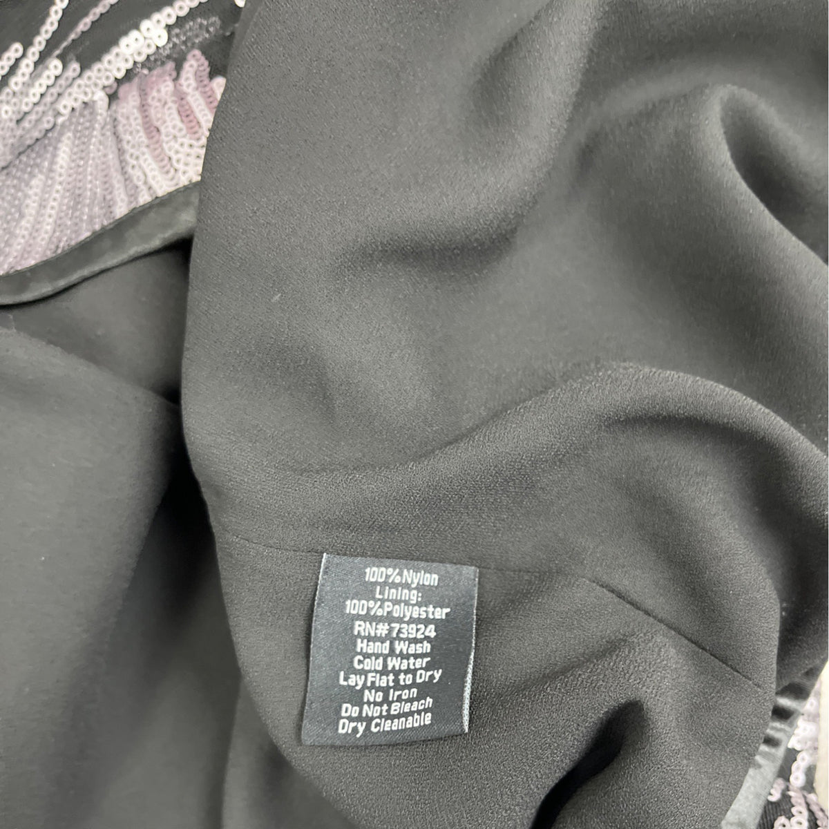 Misook Womens Metallic Abstract Jacket Black/Silver Size XL
