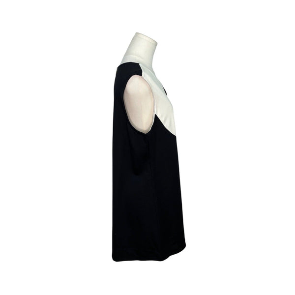 Alfani Womens Black & White Colorblock Sleeveless Top Sz 2X