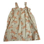 H&M Toddler Girls Sleeveless Cat Print Dress Beige & Pink Size 3T - New