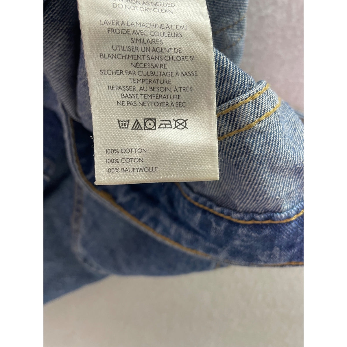 BDG Womens Blue Denim Mini Skirt Cotton Casual Front & Back Pockets Size Small