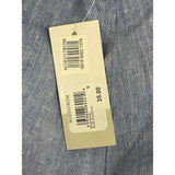 BP Womens Blue Linen-Blend Spaghetti Strap V-Neck Buttoned Top Sz S - New