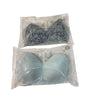 Rhonda Shear Two Pack Wireless Bras Light Blue & Print Size XL