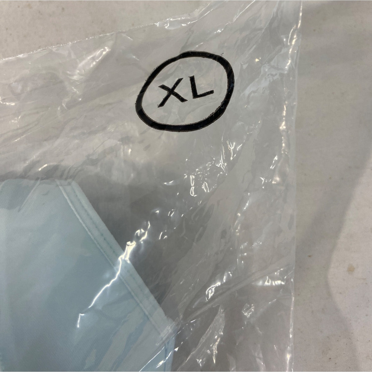 Rhonda Shear Two Pack Wireless Bras Light Blue & Print Size XL