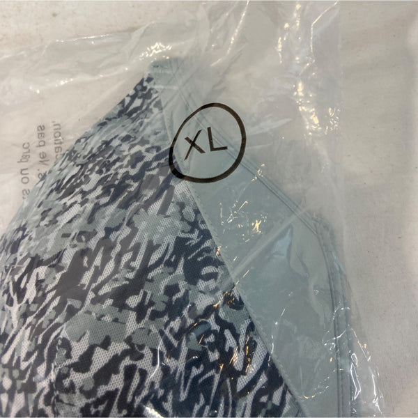 Rhonda Shear Two Pack Wireless Bras Light Blue & Print Size XL