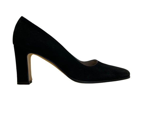 Anne Klein II Women’s Black Suede Lola Heels Size 8N