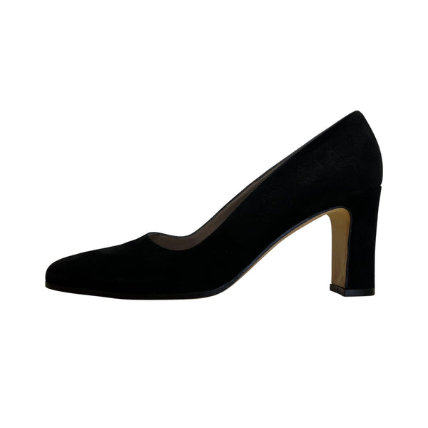 Anne Klein II Women’s Black Suede Lola Heels Size 8N