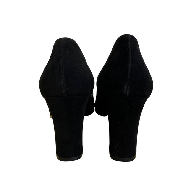 Anne Klein II Women’s Black Suede Lola Heels Size 8N