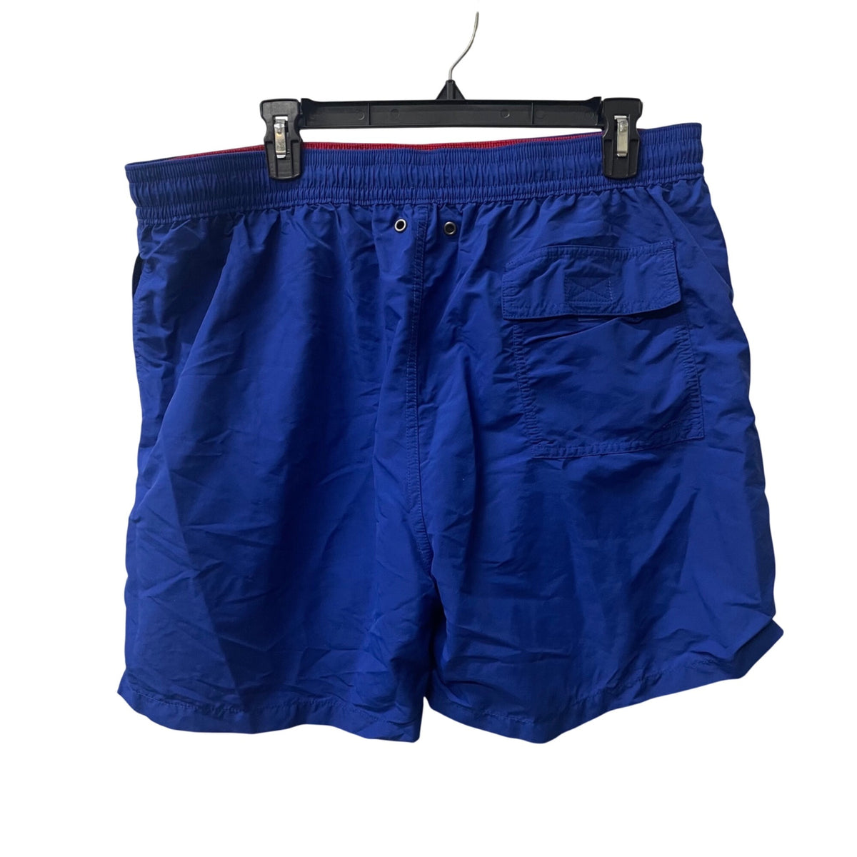 Polo Ralph Lauren Mens Blue Nylon Swim Trunks Mesh Lining Elastic Waist Drawstring XXL