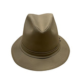 Stetson Mens Beige Fedora Hat Classic Design Size 7 1/8 - 57 - New