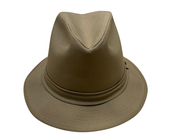 Stetson Mens Beige Fedora Hat Classic Design Size 7 1/8 - 57 - New