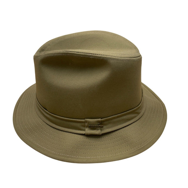 Stetson Mens Beige Fedora Hat Classic Design Size 7 1/8 - 57 - New