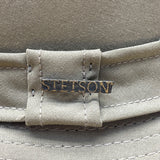 Stetson Mens Beige Fedora Hat Classic Design Size 7 1/8 - 57 - New