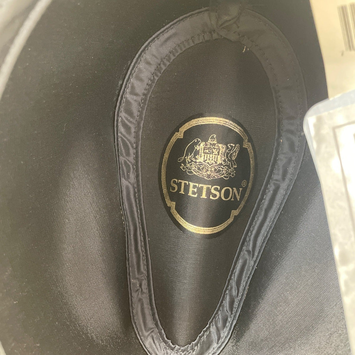 Stetson Mens Beige Fedora Hat Classic Design Size 7 1/8 - 57 - New