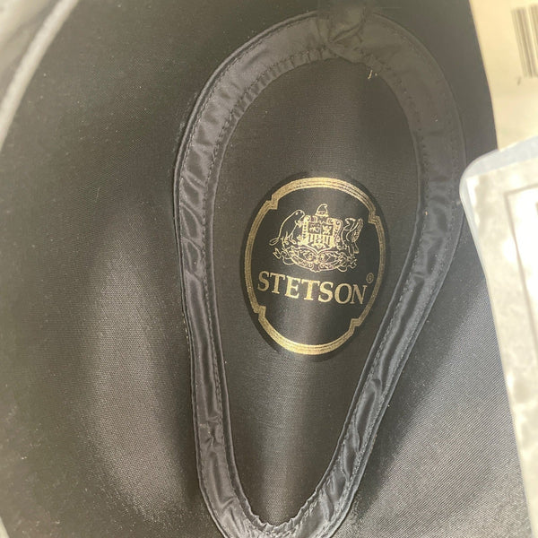 Stetson Mens Beige Fedora Hat Classic Design Size 7 1/8 - 57 - New