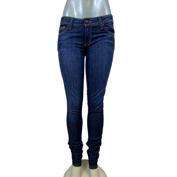 Peoples Liberation Women’s Dark Wash Cotton/Spandex Skinny Jeans Size 27