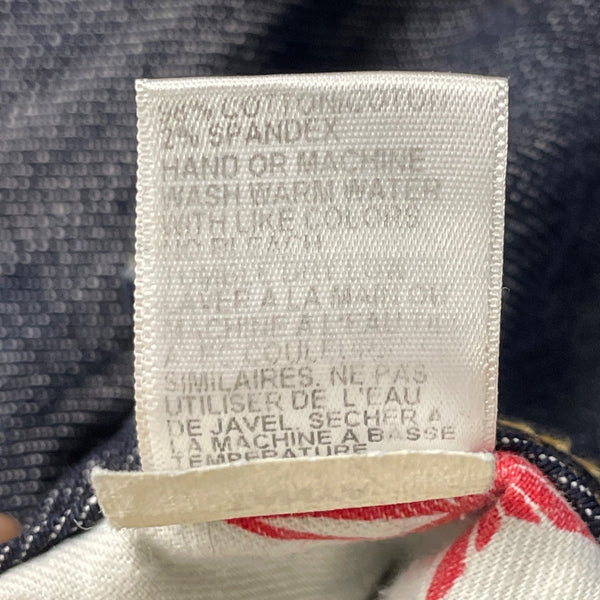 Peoples Liberation Women’s Dark Wash Cotton/Spandex Skinny Jeans Size 27