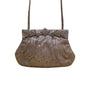 Barbara Bolan Too Women's Rose Gold Faux Leather With Bow Detail Crossbody Bag