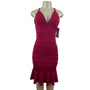 Emerald Sundae Women’s Red Stretchable Sleeveless Bodycon Dress Sz S NWT