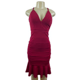 Emerald Sundae Women’s Red Stretchable Sleeveless Bodycon Dress Sz S NWT