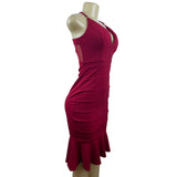 Emerald Sundae Women’s Red Stretchable Sleeveless Bodycon Dress Sz S NWT
