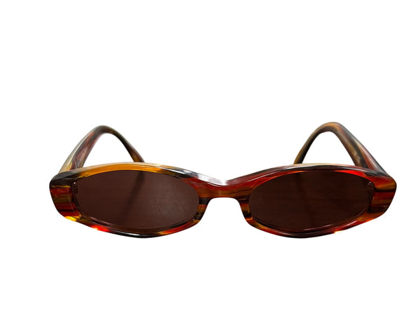 Beausoleil Womens Tortoiseshell Acetate Oval Sunglasses 56mm Hand Made In France