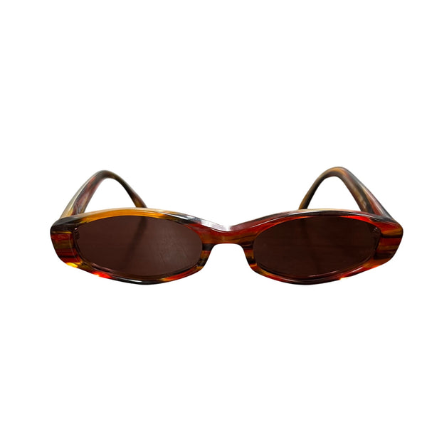 Beausoleil Womens Tortoiseshell Acetate Oval Sunglasses 56mm Hand Made In France