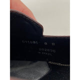 Cole Haan Womens Brown Leather Kitten Heel Mules Size 8 B Made In Brazil